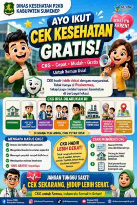 Foto: pamflet CKG Dinkes sumenep