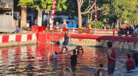 Foto: suasana lomba di Desa Pabian, Kecamatan Kota Sumenep
