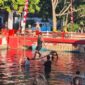 Foto: suasana lomba di Desa Pabian, Kecamatan Kota Sumenep