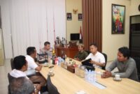 Foto: Lakpesdam saat audensi dengan Kapolresta Sumenep