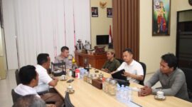 Foto: Lakpesdam saat audensi dengan Kapolresta Sumenep