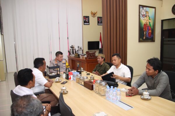 Foto: Lakpesdam saat audensi dengan Kapolresta Sumenep