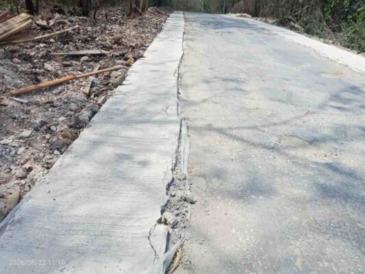 Foto: kondisi proyek batuan-matanair