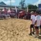 Foto: pelaksanaan Kejurprov volly pantai U-17 di Sumenep. (Ist) 