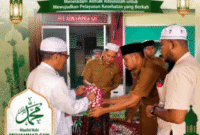 Foto: penuh khidmat, puskesmas Lenteng gelar maulid nabi. 